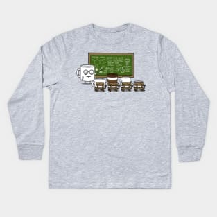 Coffee 101 Kids Long Sleeve T-Shirt